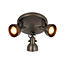 Plafondlamp Mississippi - antiek brons