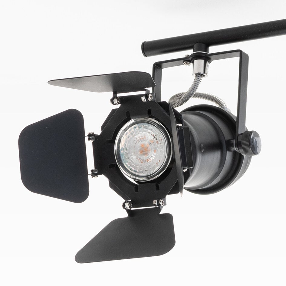 Plafonnier à spots Cammy 2 lumières, noir mat