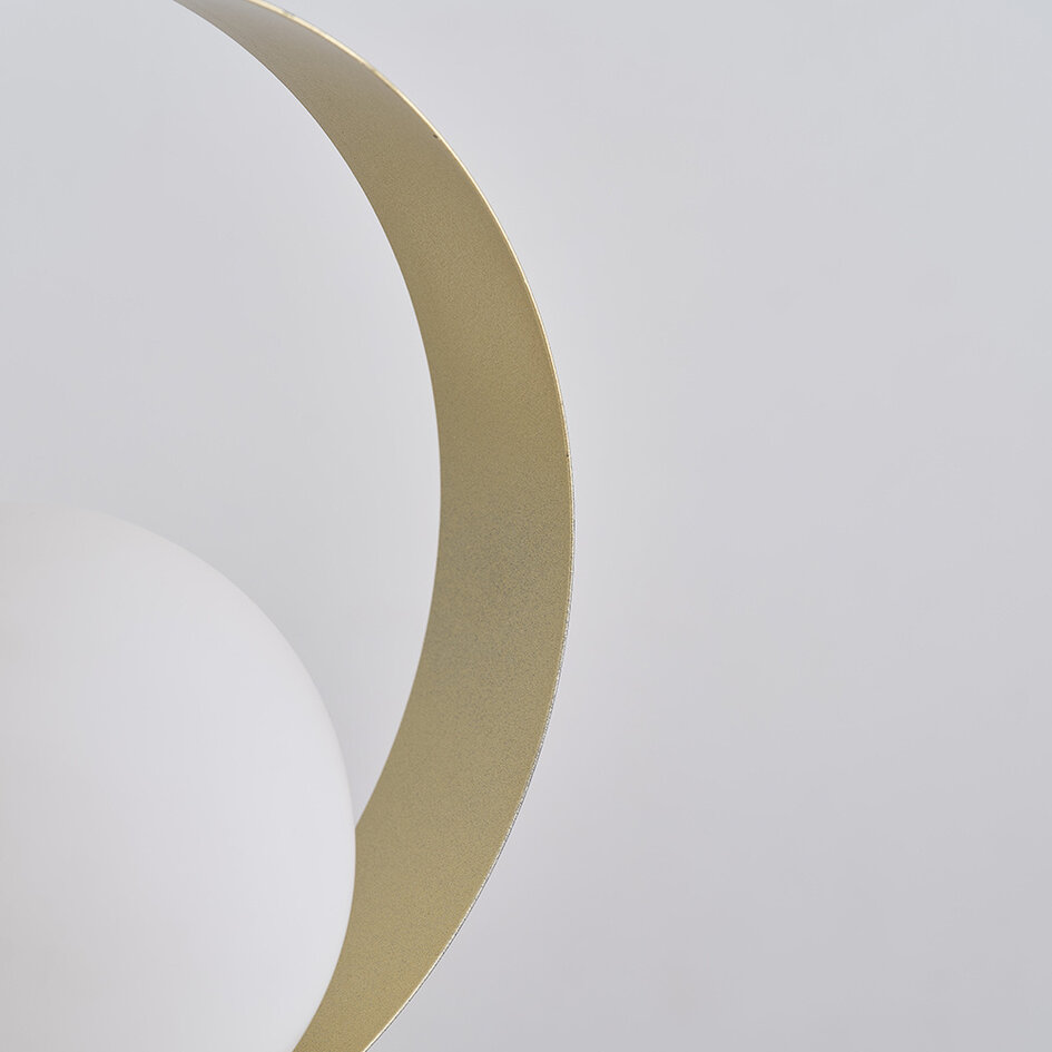 Lampe de table Carlie - noir et or