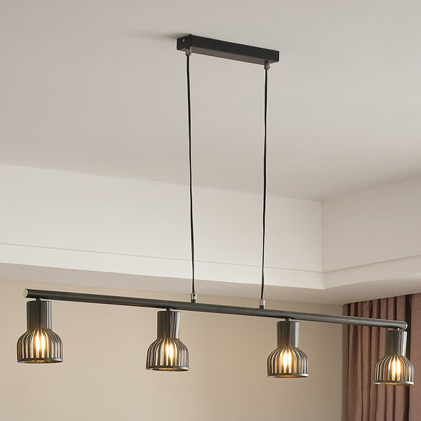 Luminaire suspendu industriel noir - Xavier