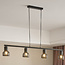 Luminaire suspendu industriel noir - Xavier