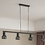 Luminaire suspendu industriel noir - Xavier