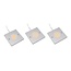 Lampe d'armoire à LED Alina set complet de 3 spots