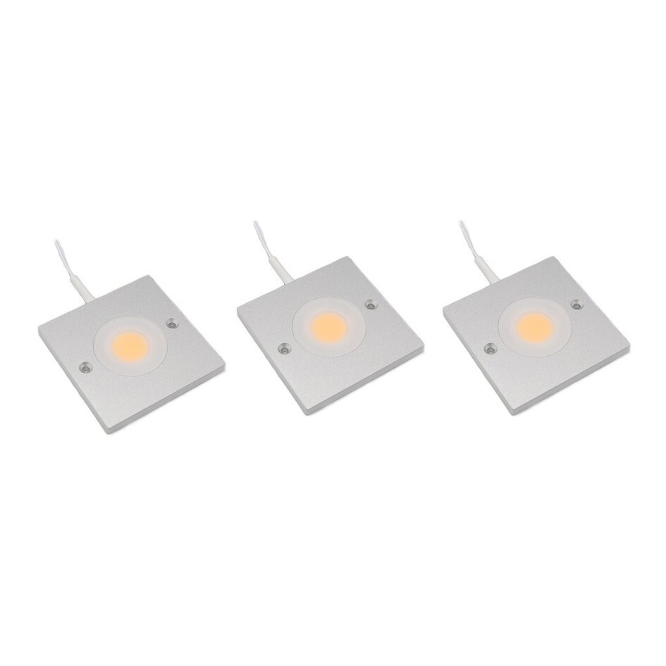 Éclairage de meuble LED Alina kit complet de 3 spots