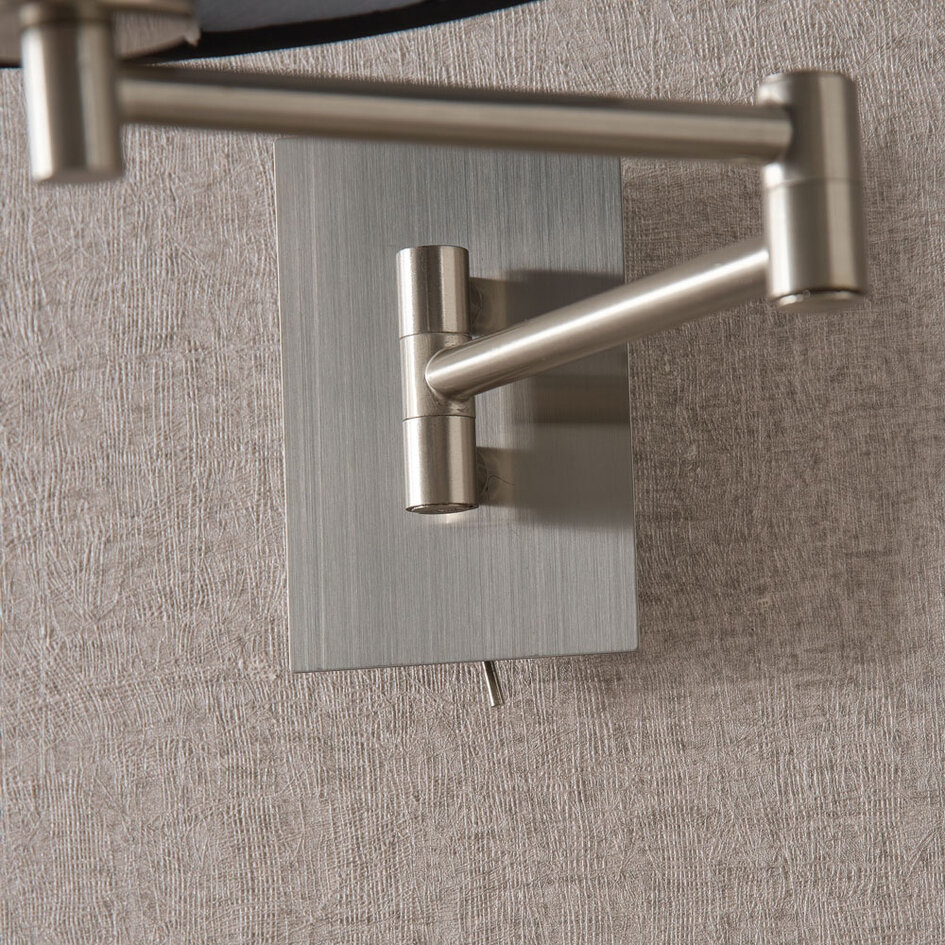 Wandlamp met zwarte kap - Abella