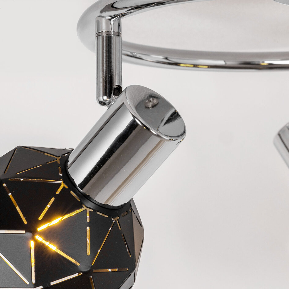 Moderne plafondlamp met 3 spots - Chalice