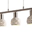 Moderne hanglamp met 5 lampen wit - Alabaster