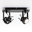Plafonnier design Dayton 2 lumières, noir réglable