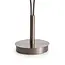 Lampe de table moderne Savannah 2 lumières en verre fumé