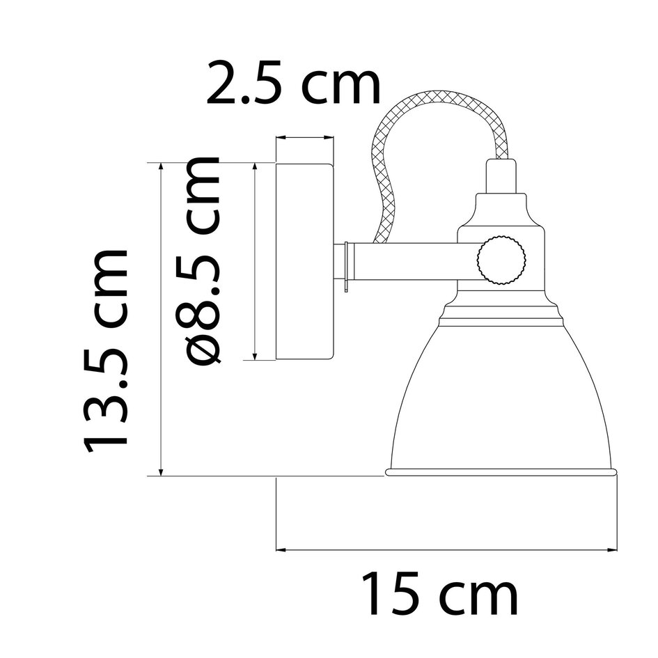 Industriële mat zwarte spot - Lawrence