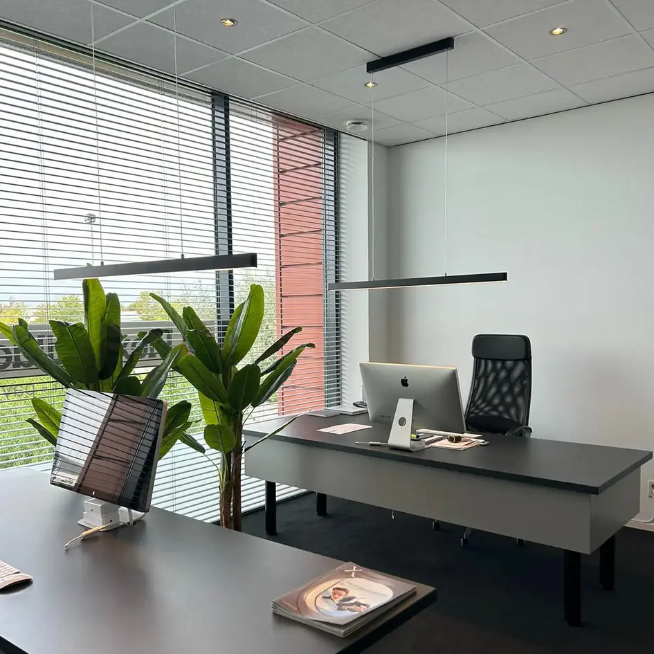 Minimalistische hanglamp Andre met diverse dimopties - zwart