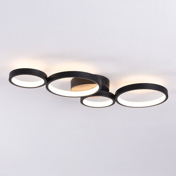 Moderne plafondlamp Lynn met geïntegreerde LED, 3-staps dimbaar