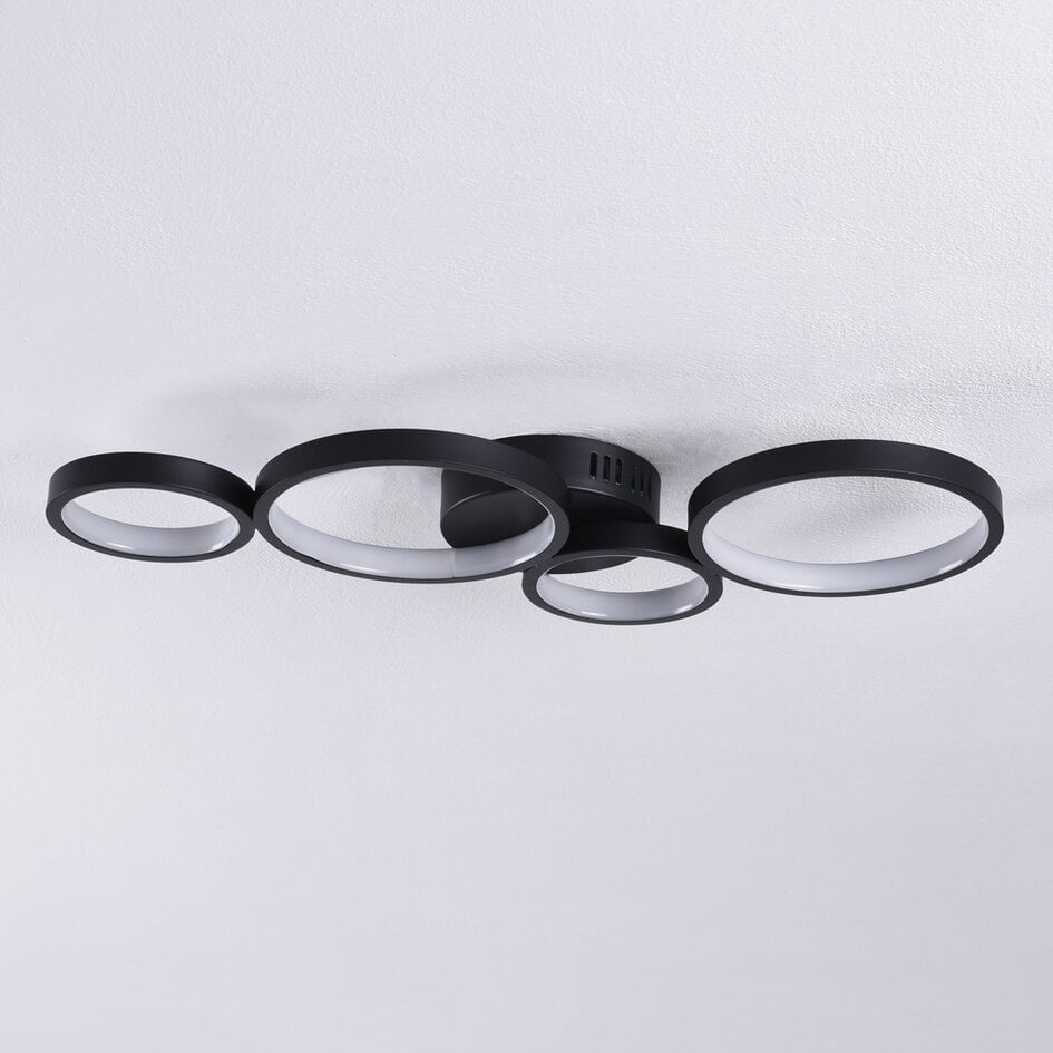 Plafonnier moderne Lynn à LED intégrée, variateur à 3 niveaux
