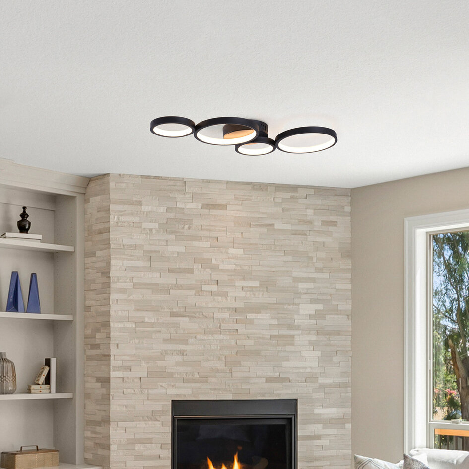 Plafonnier moderne avec variation à 3 niveaux - Lynn (LED intégrées)