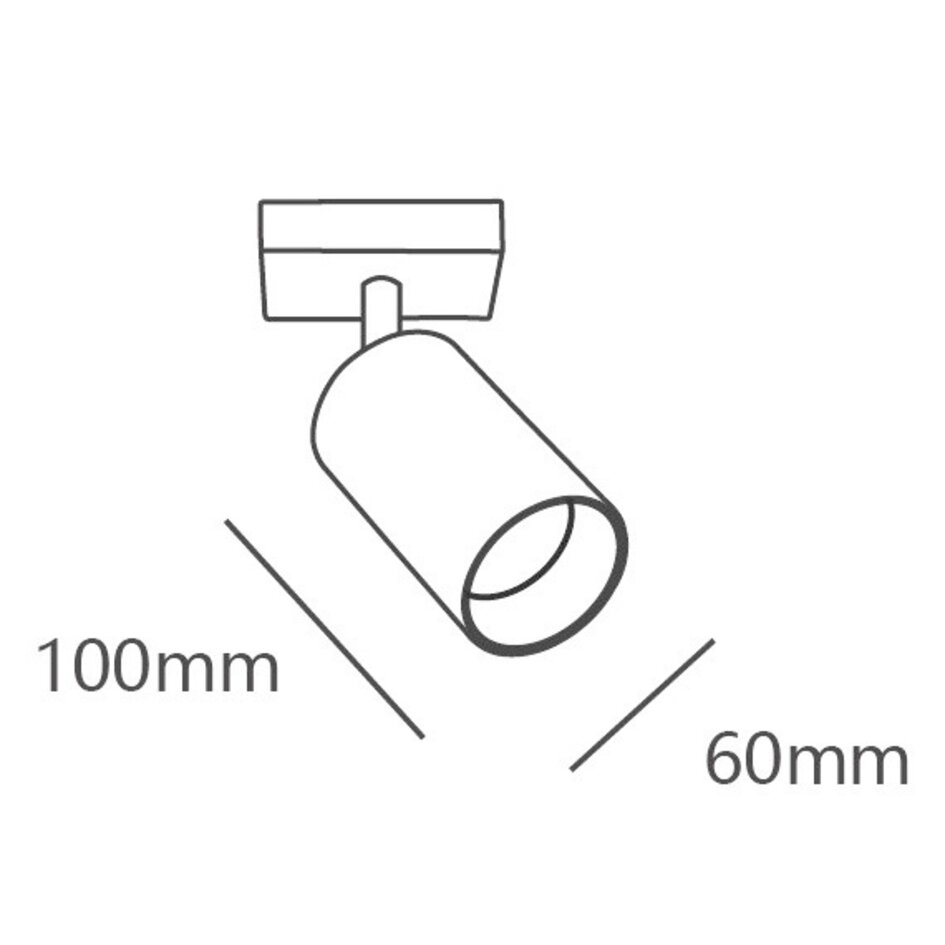 Spot de plafond moderne noir et or - Nala