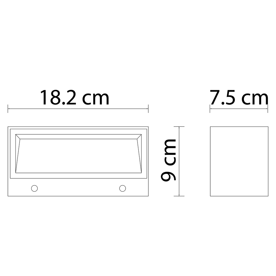 Applique d'extérieur moderne Kai