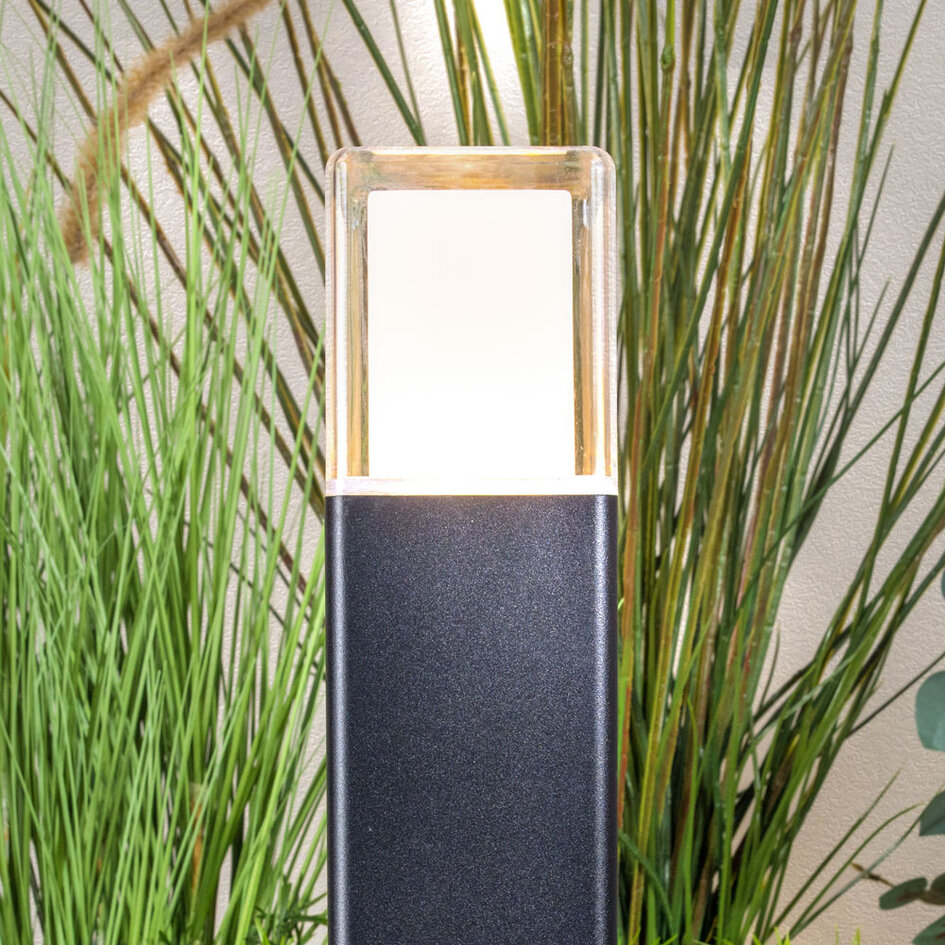 Lampadaire d'extérieur noir - Ivo