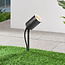 Spot de jardin moderne Clark - noir