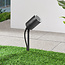 Spot de jardin moderne Clark - noir