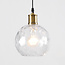 Suspension design 3 lumières Verona - verre transparent