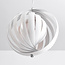 Design hanglamp in wit ijzer, 1-lichts - Luana