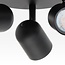 Spot de plafond 3 lumières Caro - noir mat