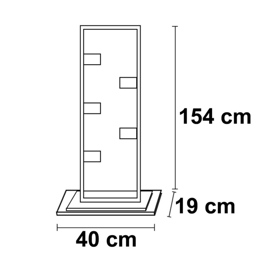 Lampadaire 5 lumières - Pom