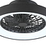 Ventilateur de plafond Mayra à température de couleur réglable et effet étoilé