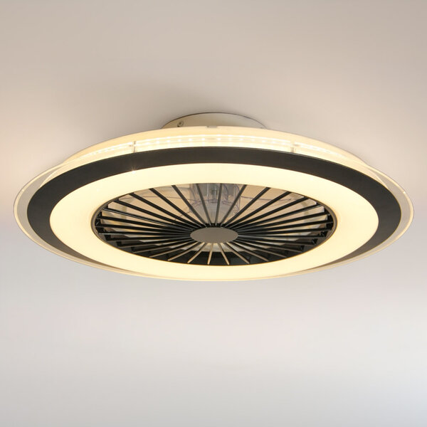 Plafondventilator Meva met RGBW functie en stereffect