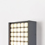 Applique murale extérieure Melina - noire avec LED intégrée