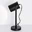 Lampe à poser Joshua - noir avec abat-jour inclinable