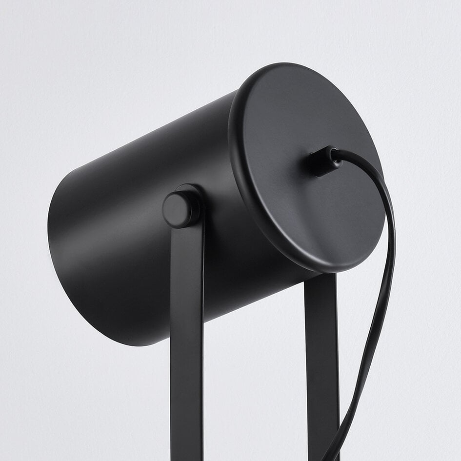Lampe à poser Joshua - noir avec abat-jour inclinable