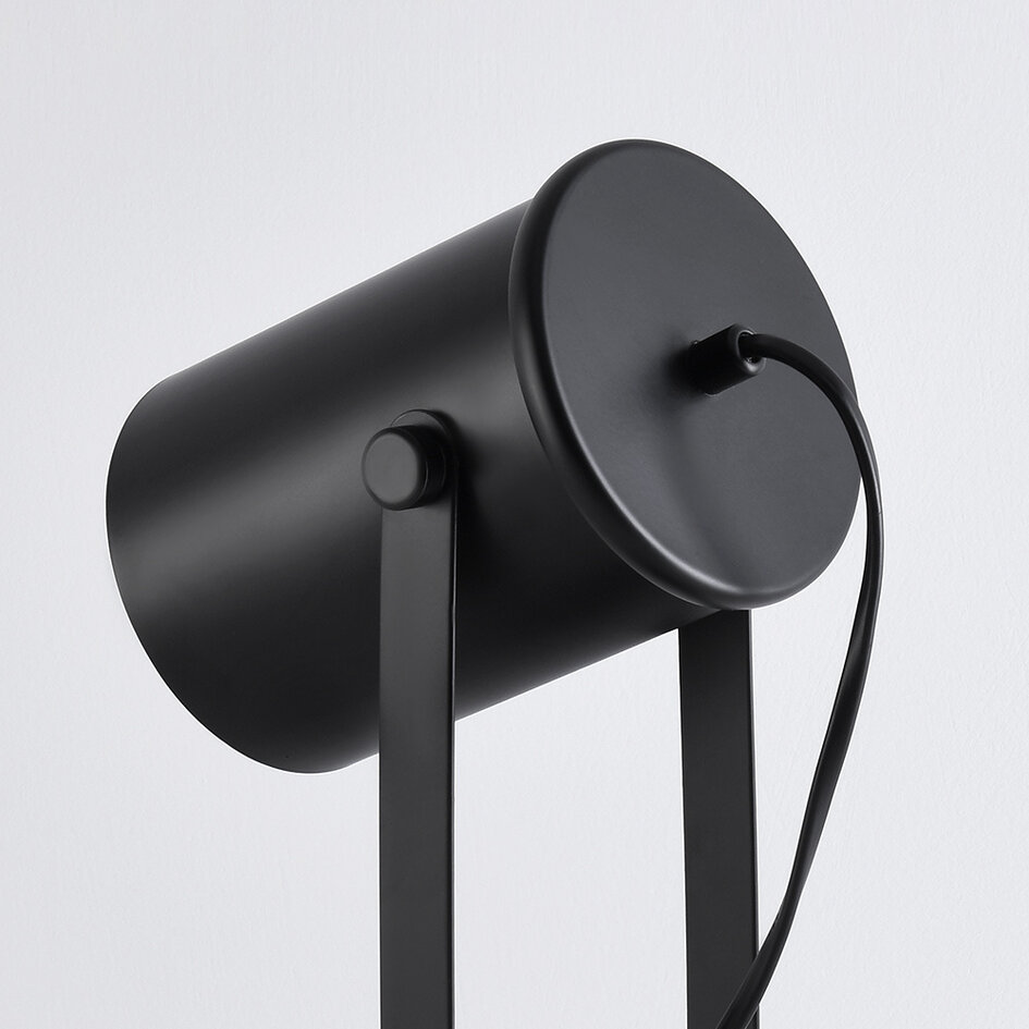 Lampe de table industrielle avec abat-jour inclinable - Joshua