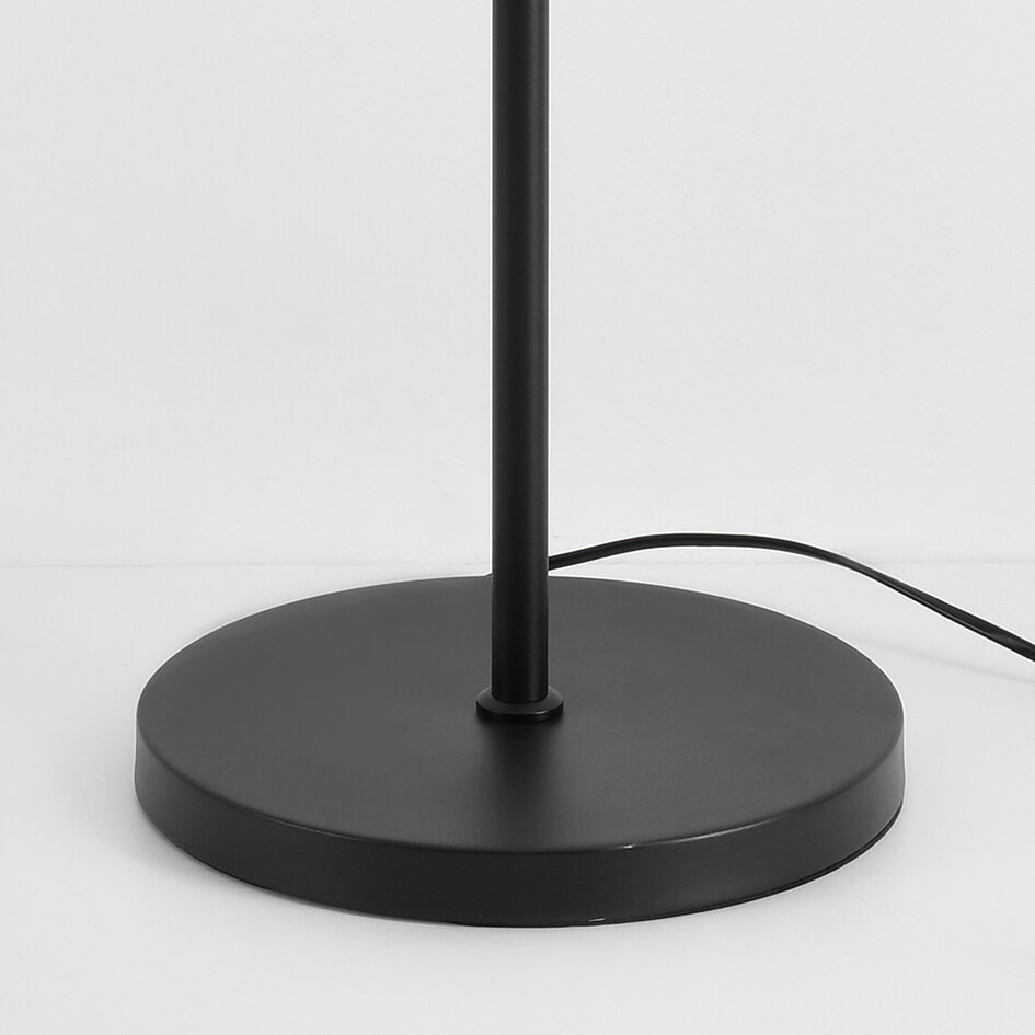 2-lichts staande lamp zwart met kantelbare spots - William