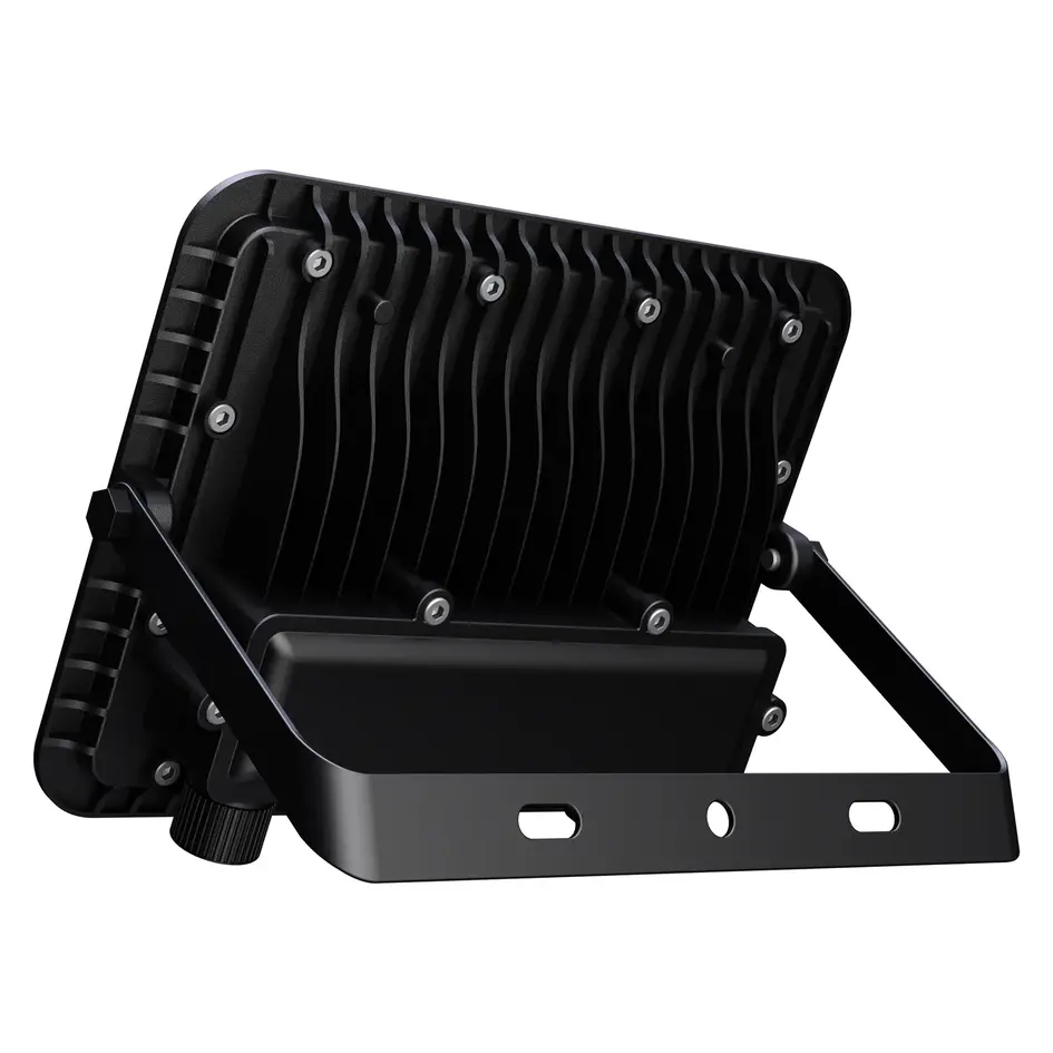 Zwarte solar buiten wandlamp Nestor - 60W