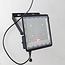 Zwarte solar buiten wandlamp Rafail met sensor - 200W