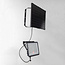 Zwarte solar buiten wandlamp Rafail met sensor - 200W