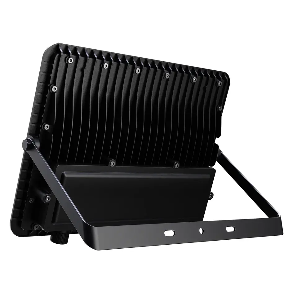 Applique solaire extérieure noire Rafail avec capteur - 200W