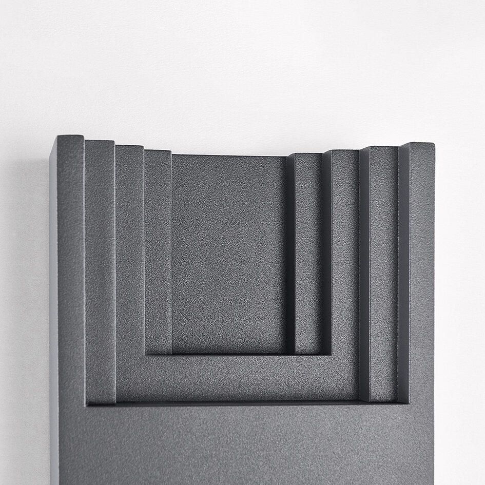 Applique murale extérieure Benjamin - anthracite avec LED intégrée