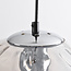 Eigentijdse cognac glazen hanglamp met bolling - Hades
