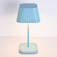 Lampe de table rechargeable et dimmable Mike - bleu mat