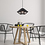 Lampe à suspension moderne Aiva - noire
