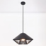 Lampe à suspension moderne Aiva - noire