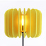Lampadaire Lenthe - feutre PET jaune