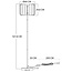 Lampadaire en feutre PET - Lenthe
