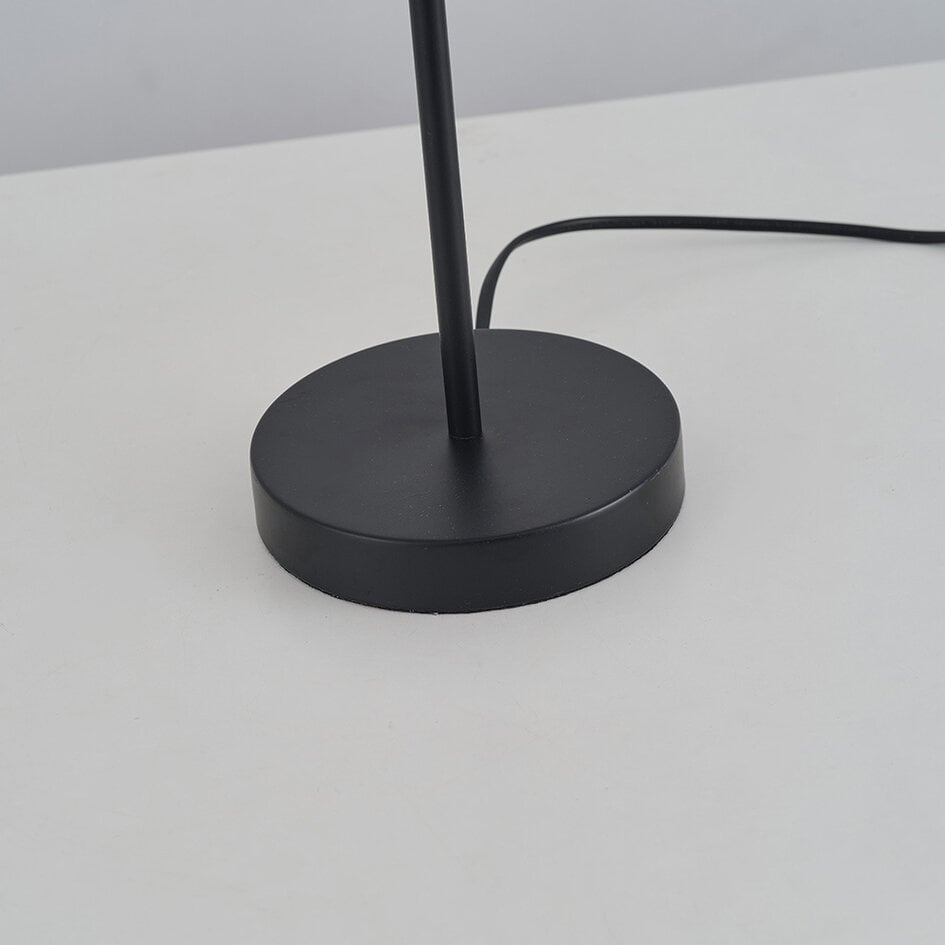 Lampe à poser Lor en verre fumé - bronze