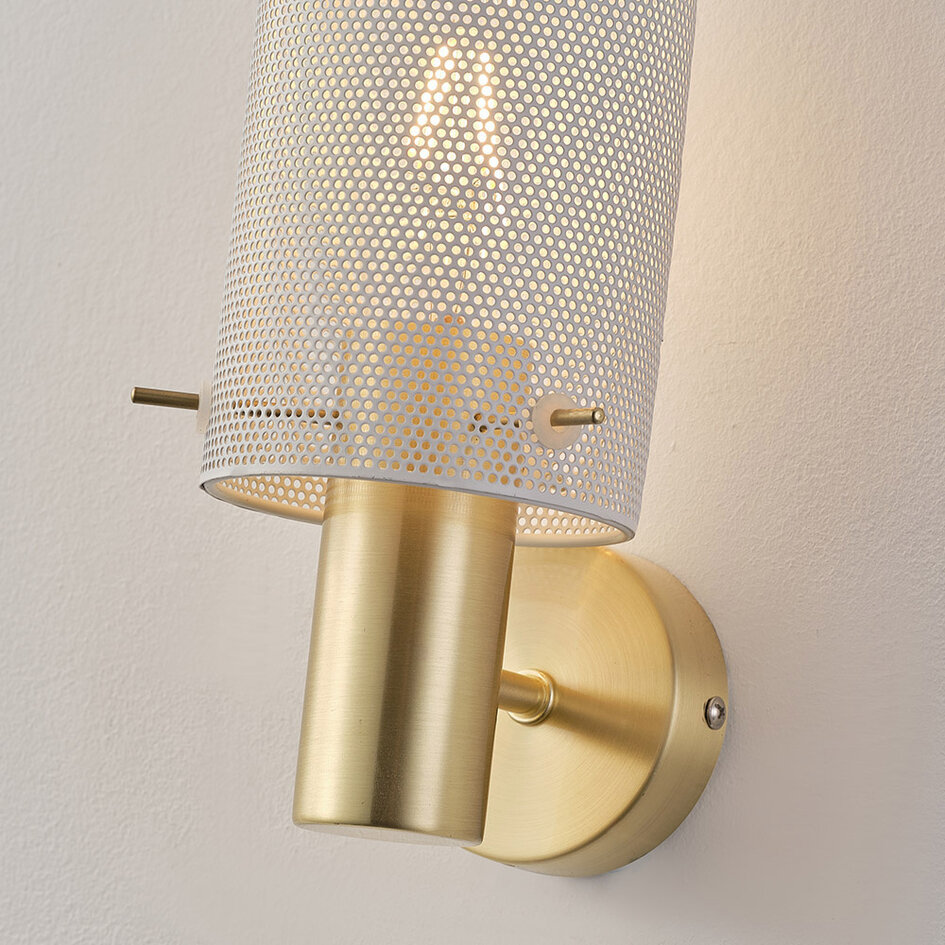 Design wandlamp met gouden details - Malha