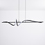 Zwarte design hanglamp met 3-staps dimbare LEDs - Ches