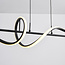 Zwarte design hanglamp met 3-staps dimbare LEDs - Ches