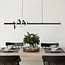 Suspension design Merle à intensité variable - gris foncé avec LED intégrée